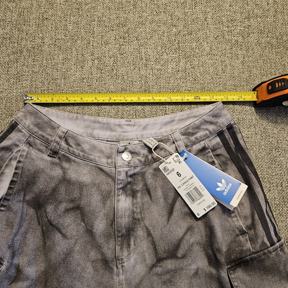Adidas Originals Women's XXL Print Cargo Pants Grey Size 6 IW5532 NWT $190 - Picture 13 of 16